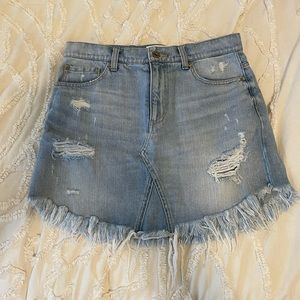 Light Denim Skirt